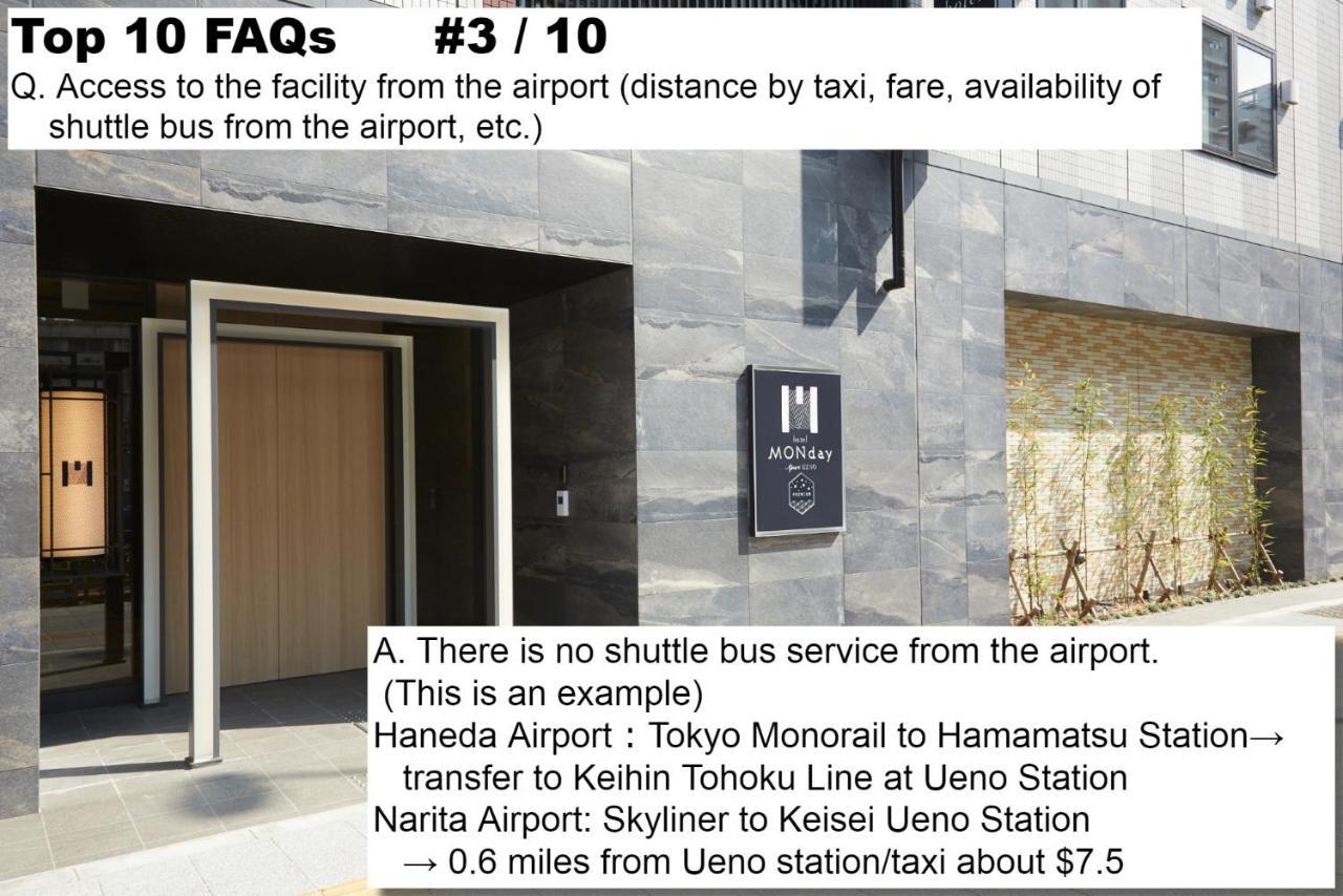 Monday Apart Premium Ueno Präfektur Tokio Exterior foto